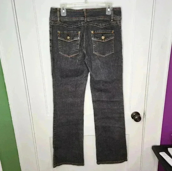 Cabi Jeans Women’s Size 10 Dark Blue Denim Contemporary Fit Bootcut - Picture 2 of 4
